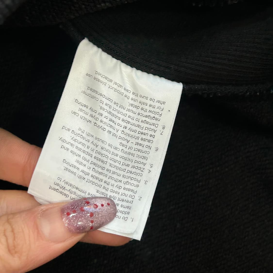 Lee 리 블랙 후드집업  상품이미지7