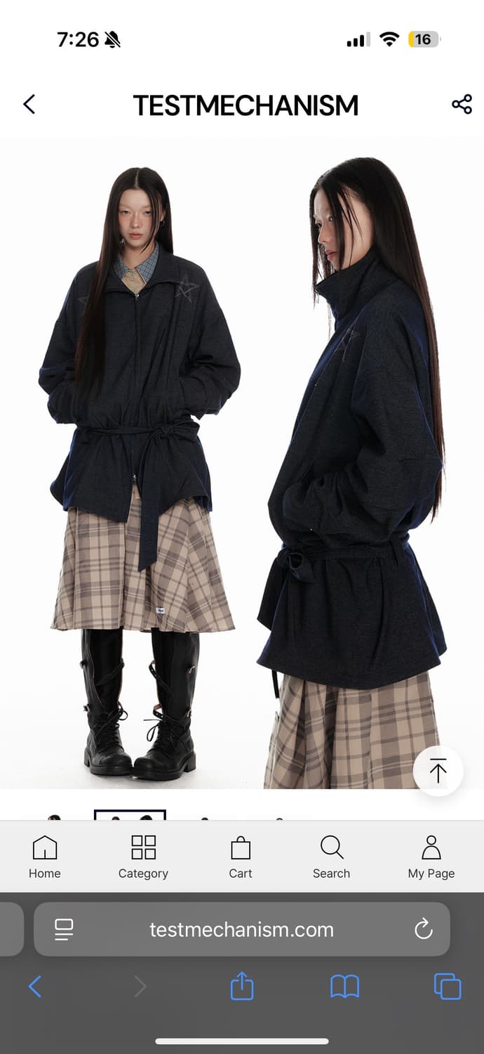 Jikoo 흑청자켓야상 상품이미지2