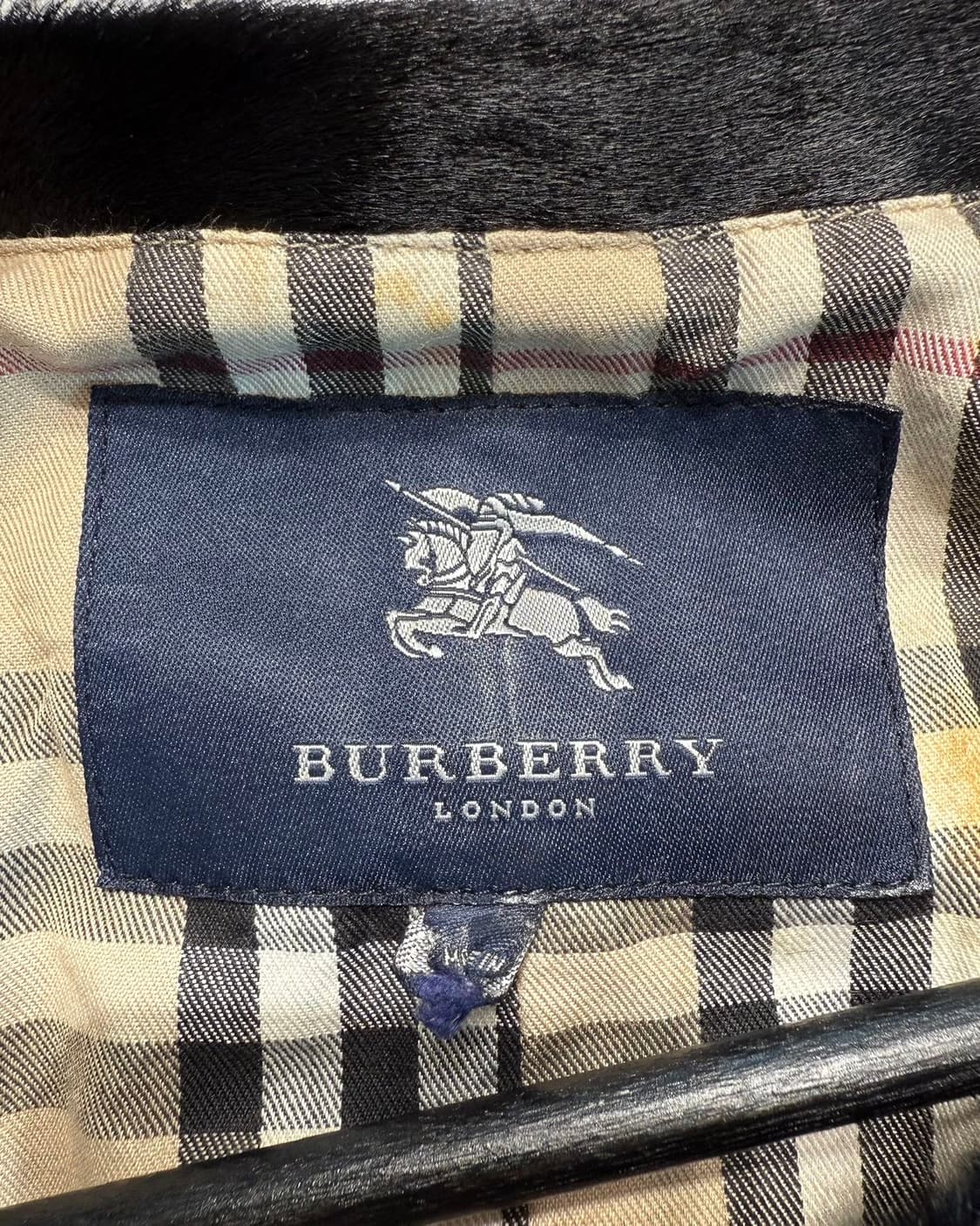 버버리 블랙 송치 베스트 자켓 상품이미지8