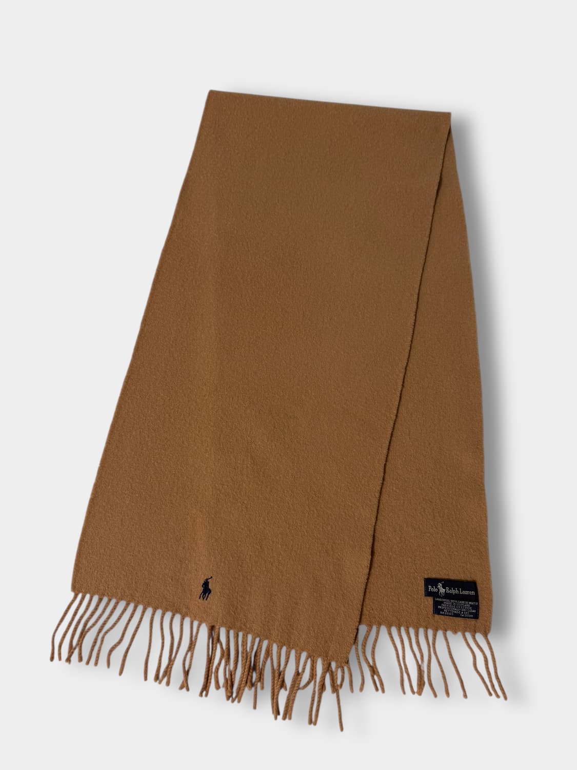 폴로 랄프로렌 램스울 브라운 머플러 상품이미지3