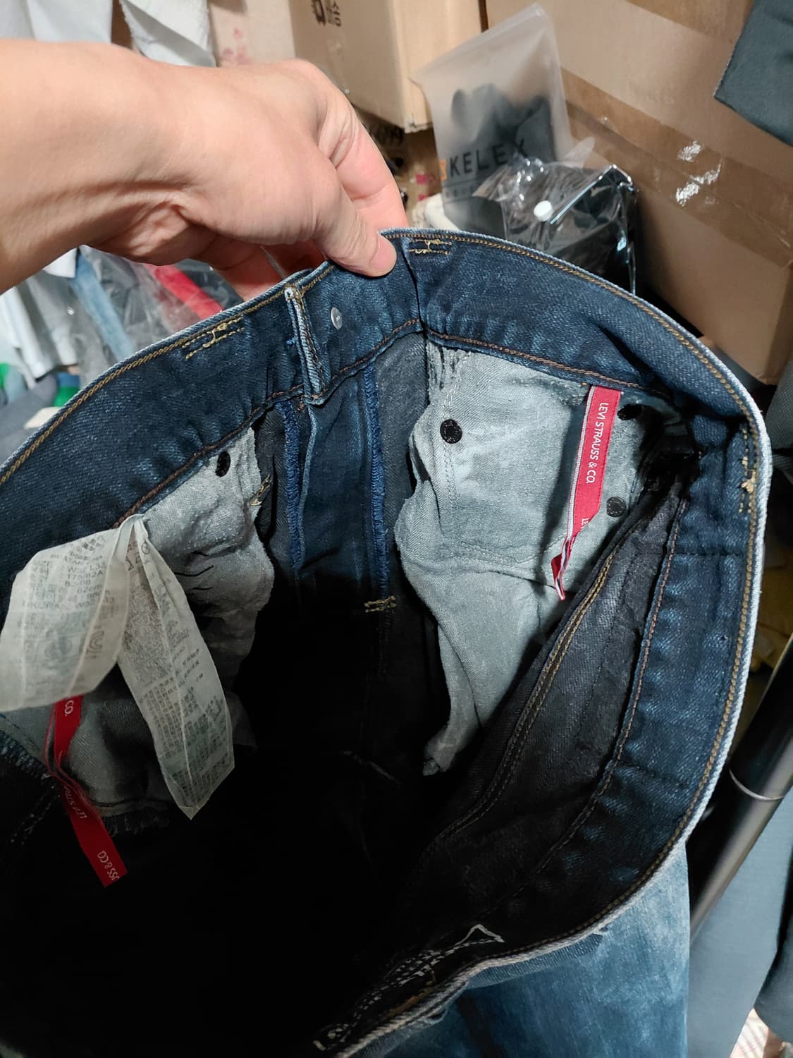 [리바이스]PCL16B 워싱 데님 청바지 32사이즈  상품이미지8