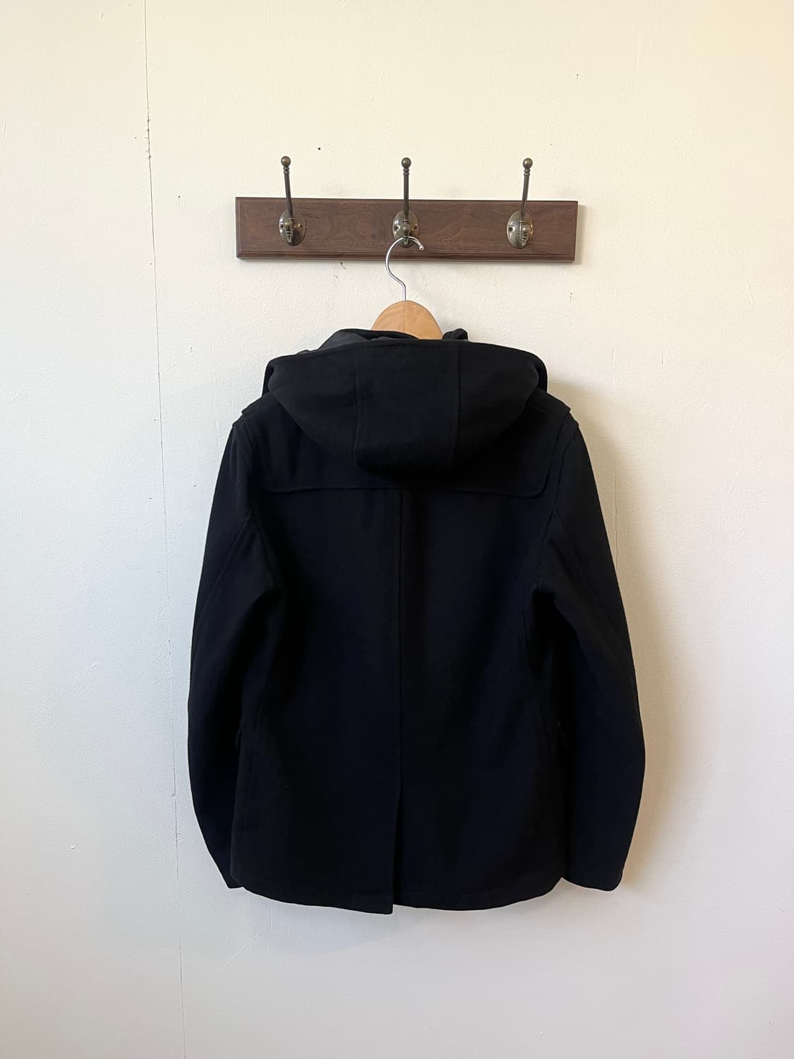 Men’s bigi 블랙 더플 코트 상품이미지4