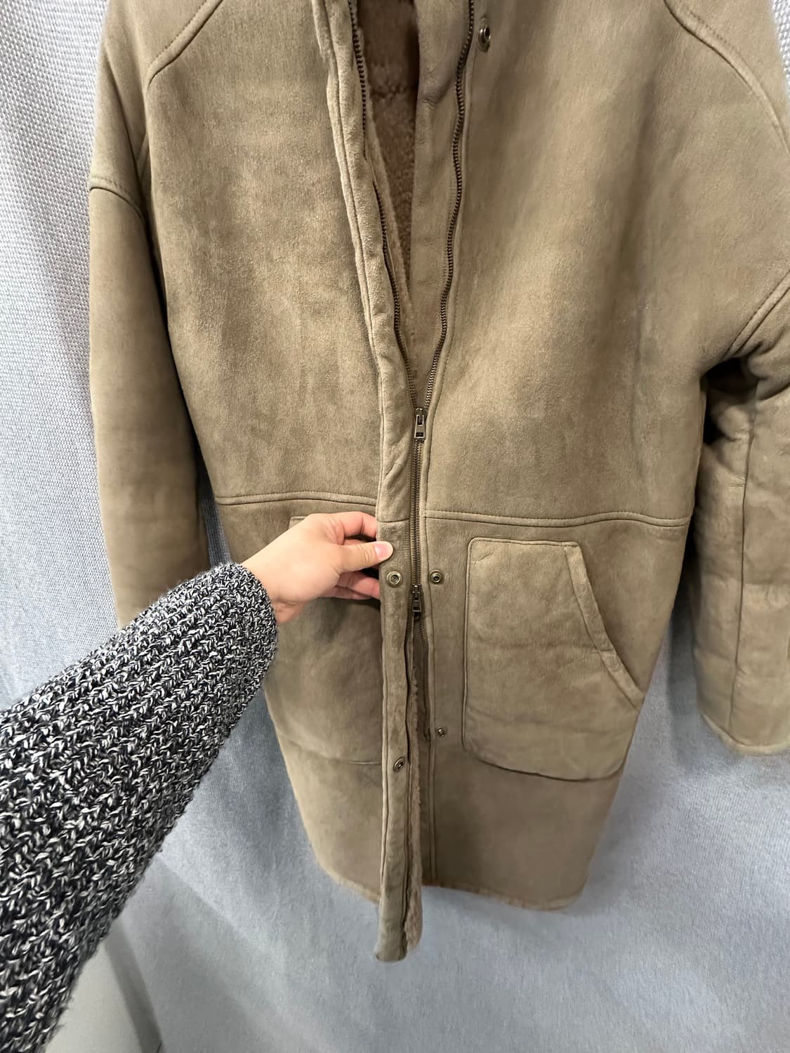 32PARADIS SPRUNG FRERES 리얼 무스탕 코트 상품이미지3