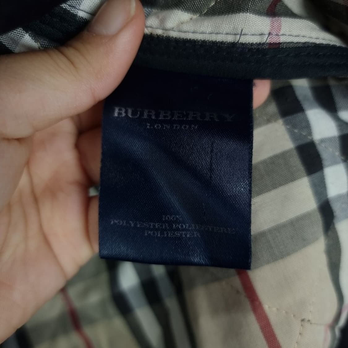 [버버리] 빈티지 퀄티드 퀄팅 자켓 네이비 P01341 상품이미지8