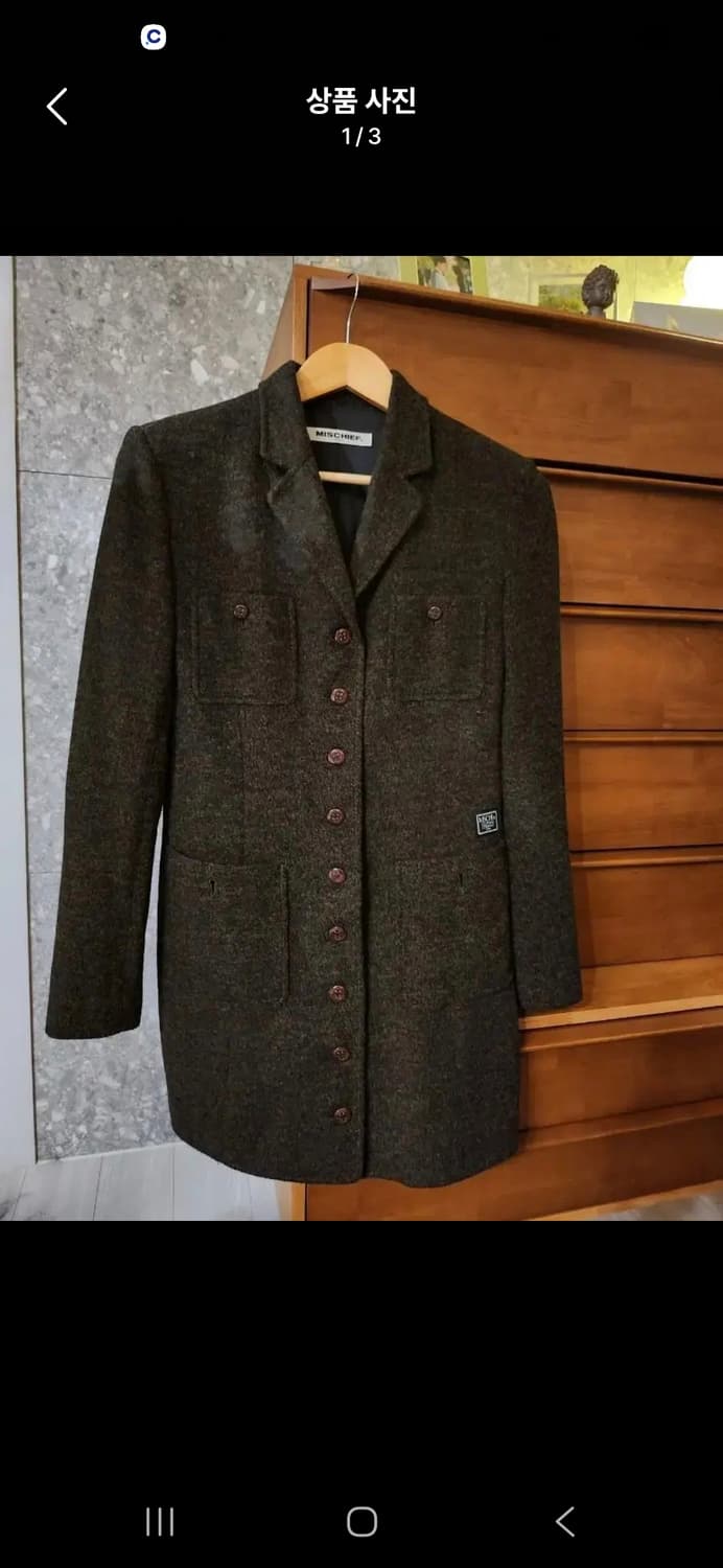 (마지막특가) 미스치프 코트 상품이미지1
