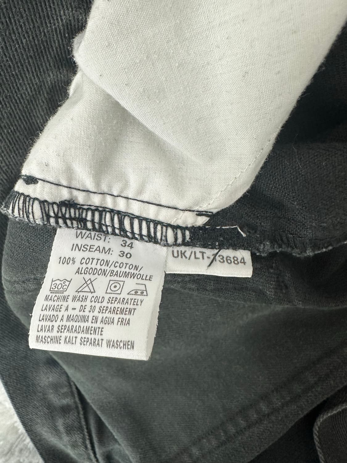 90s YSL Black jean 상품이미지8