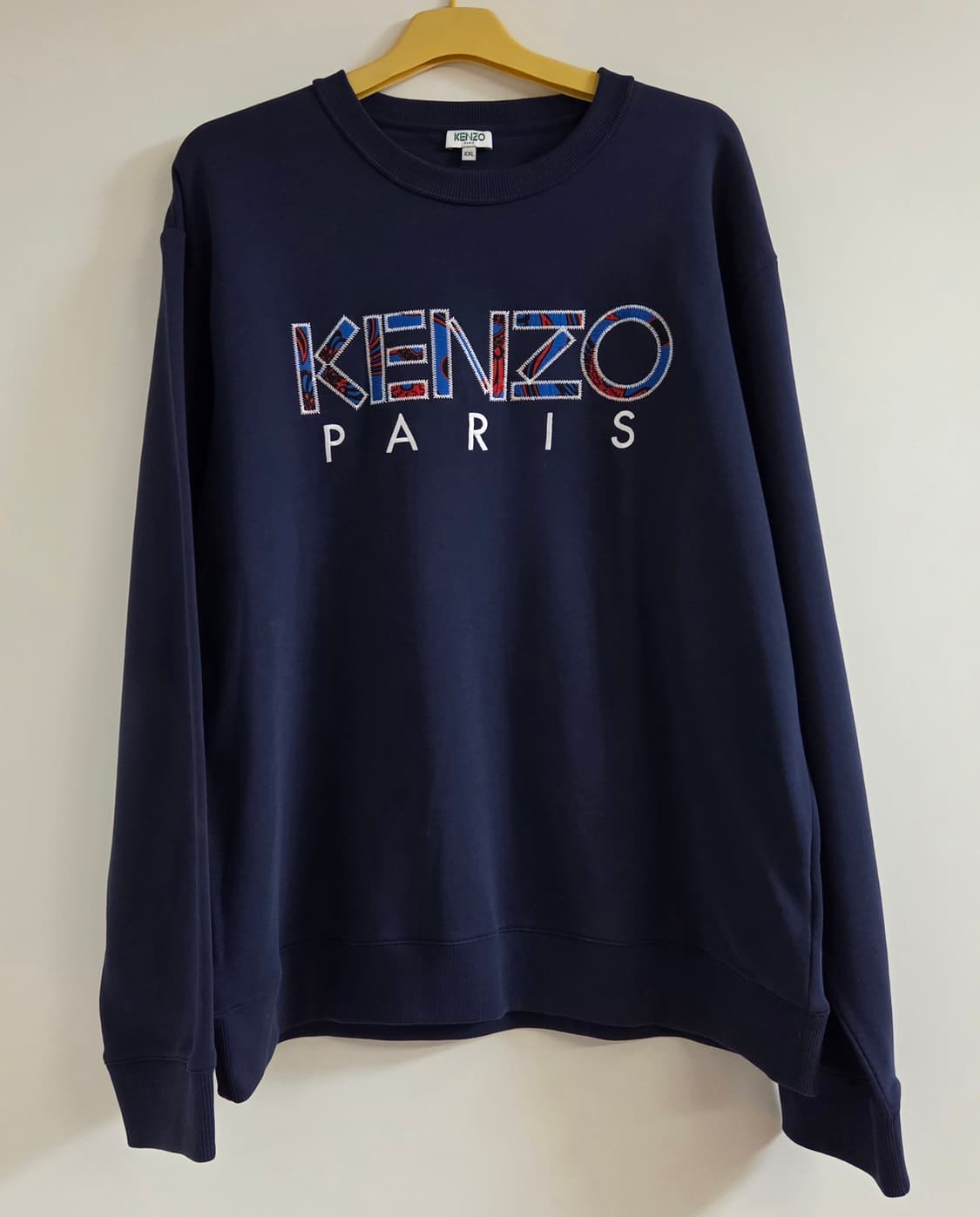 KENZO 겐조 남성 로고 자수 맨투맨 스웻 셔츠 상품이미지1