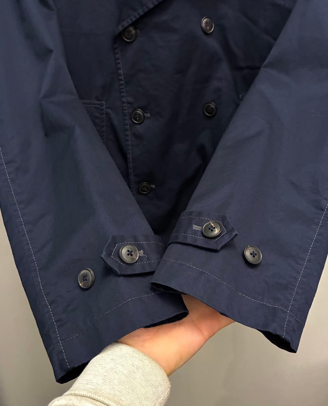 (97~100)폴로랄프로렌 코튼 미해군 더블 피코트 더플코트 상품이미지4