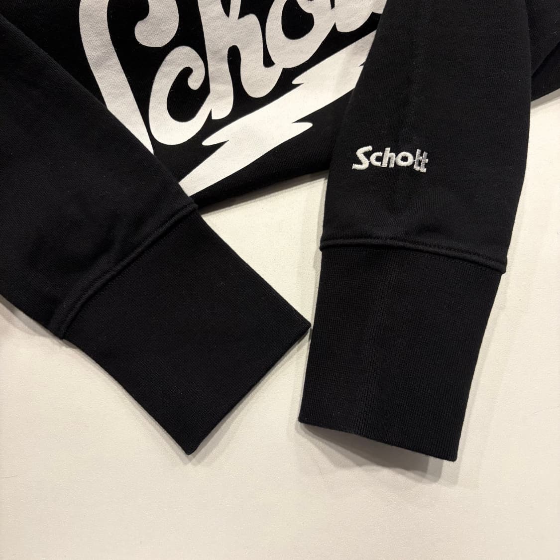 [M] 쇼트 블랙 로고 맨투맨 티셔츠 B491 상품이미지7