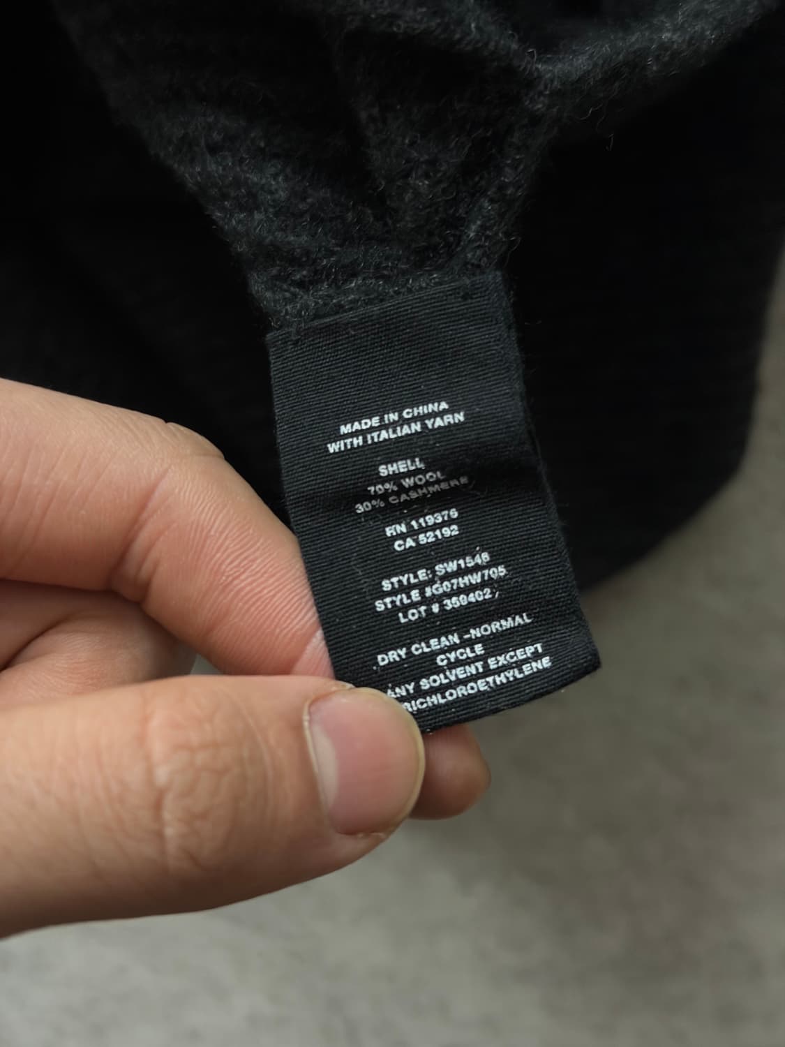 헬무트랭 브이넥 캐시미어 니트 상품이미지6