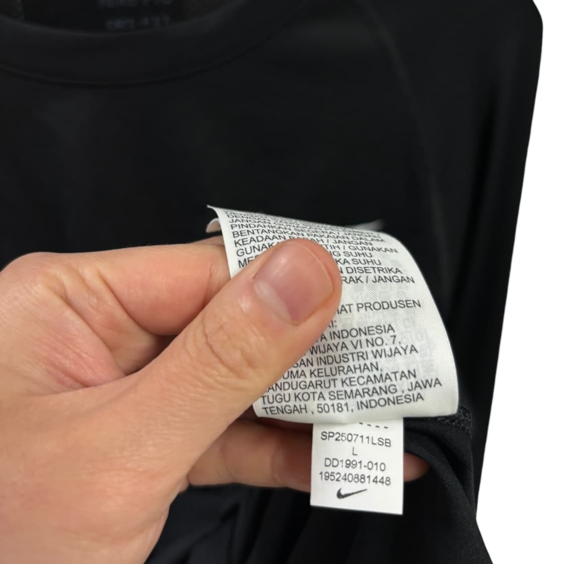 나이키프로 드라이핏 긴팔티L 상품이미지7