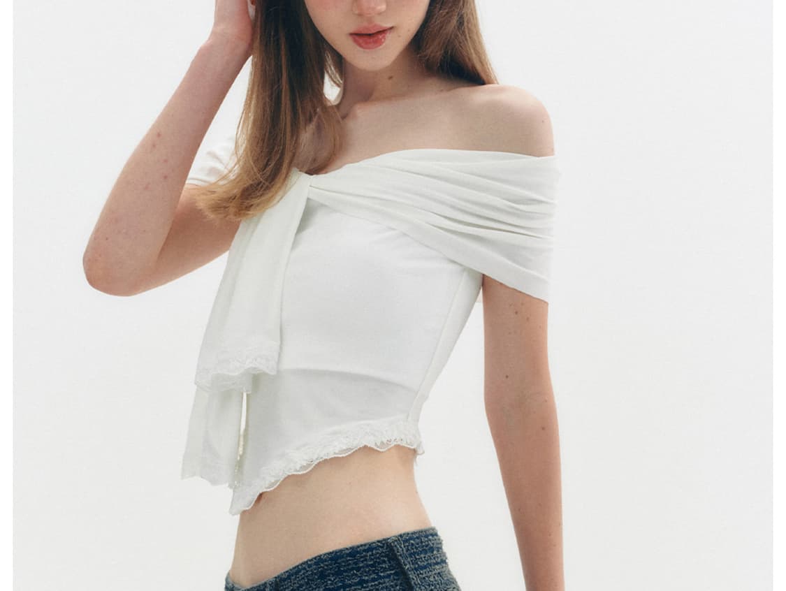 더티스 오프숄더 레이스 상품이미지2