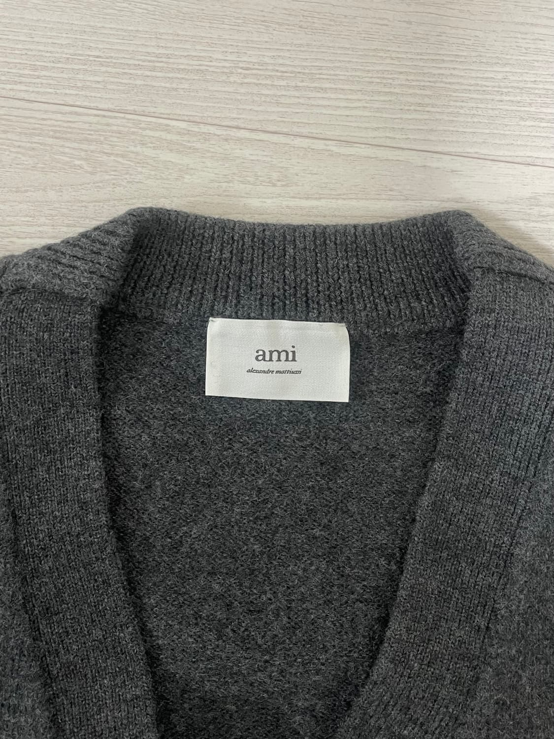 아미 빅로고 가디건 L 상품이미지3