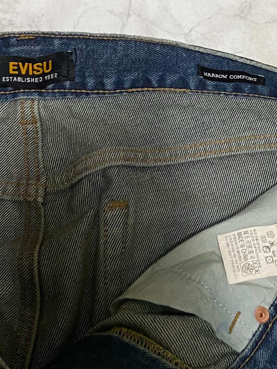 에비수 청바지 + 이스트쿤스트 청바지 34인치 일괄 판매 상품이미지5