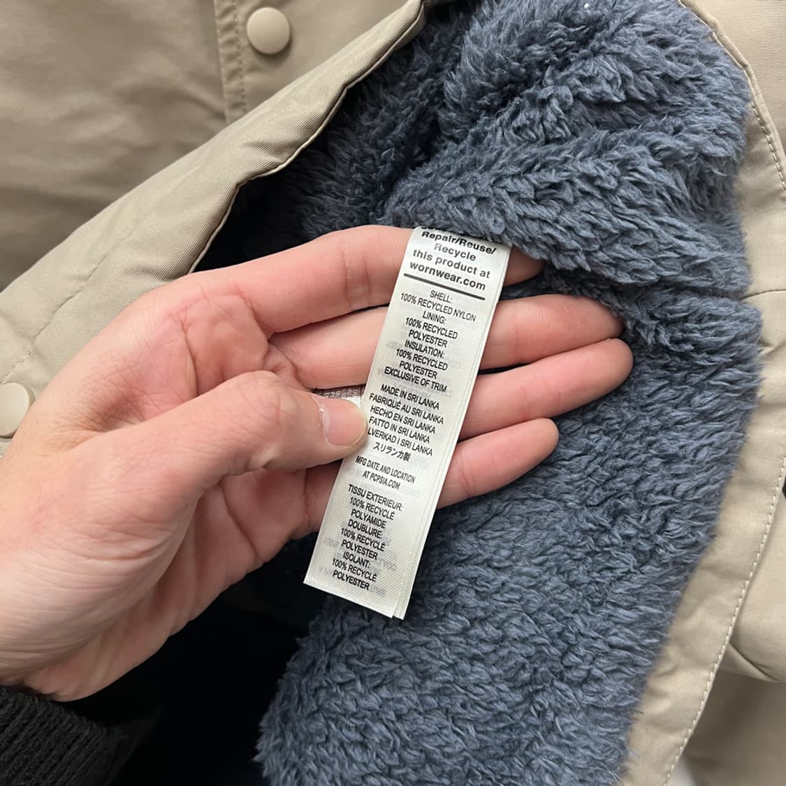 24FW 파타고니아 라인드 이스머스 코치 플리스 자켓 L 상품이미지4