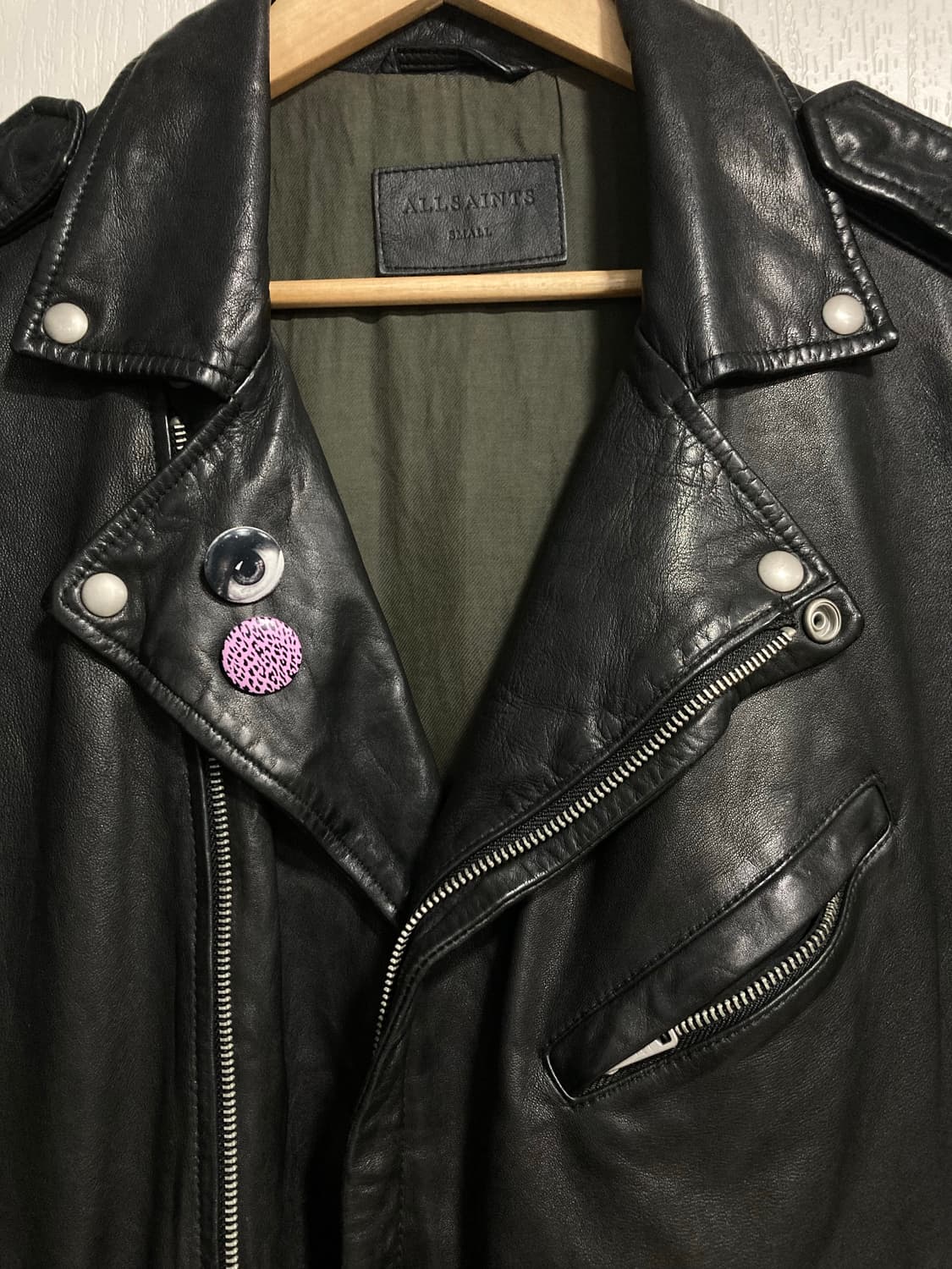 올세인츠 라이더 가죽 자켓 상품이미지3