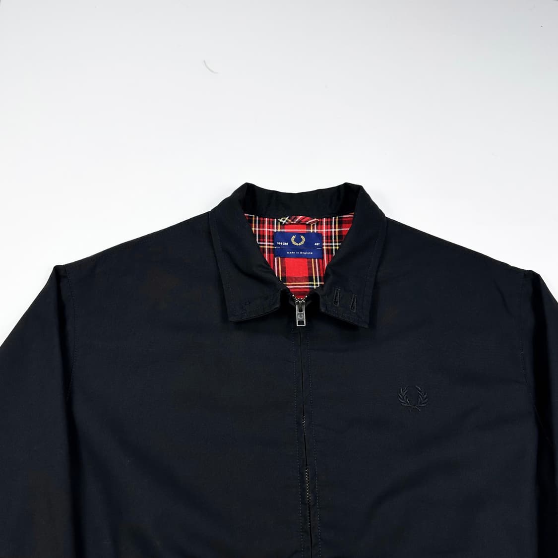 프레드페리 클래식 바라쿠다 블루종 자켓 블랙 M 상품이미지2