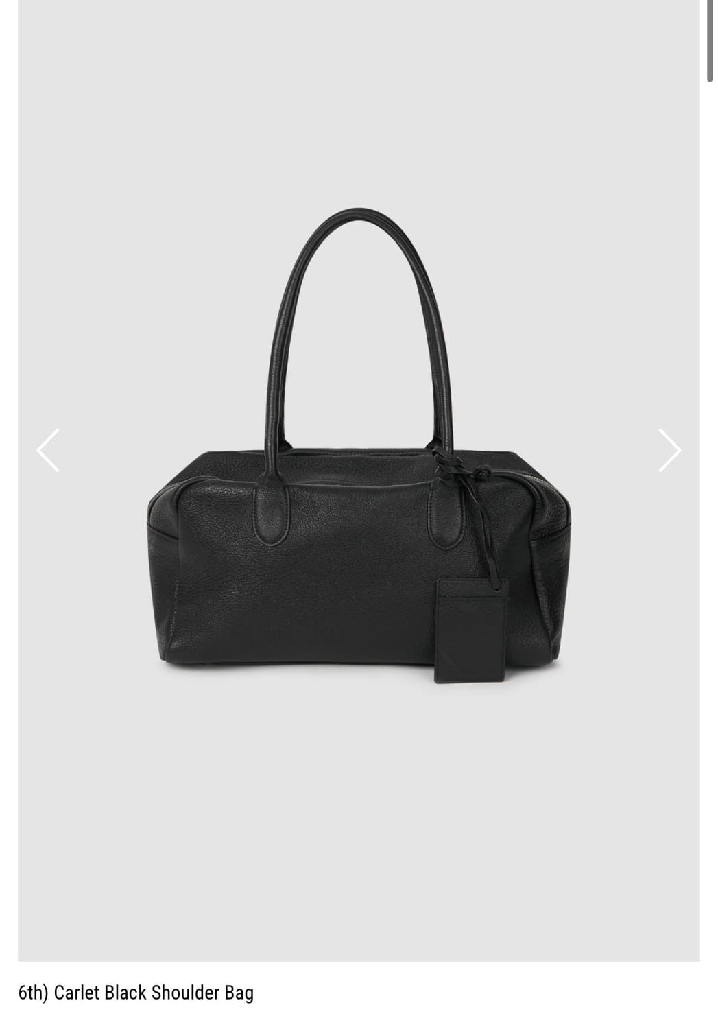 쏘딩키브레드 Carlet 블랙 숄더백 상품이미지1