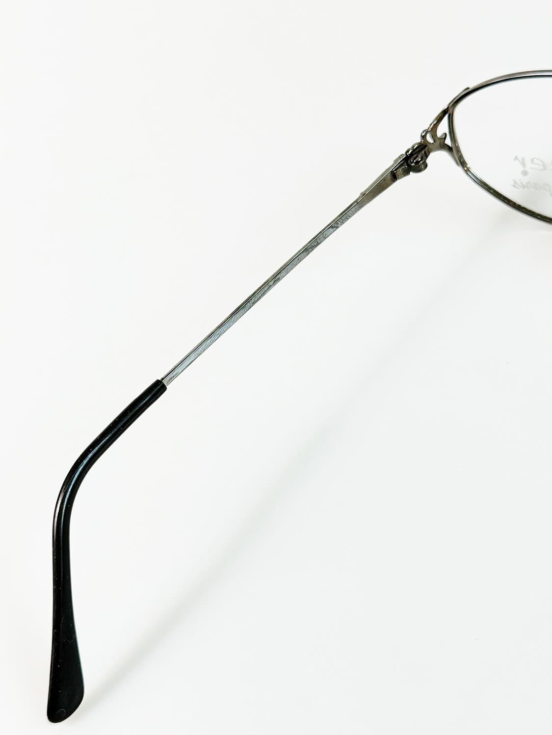 90s CAREER 건메탈 슬림 오벌 프레임 빈티지 안경 상품이미지8