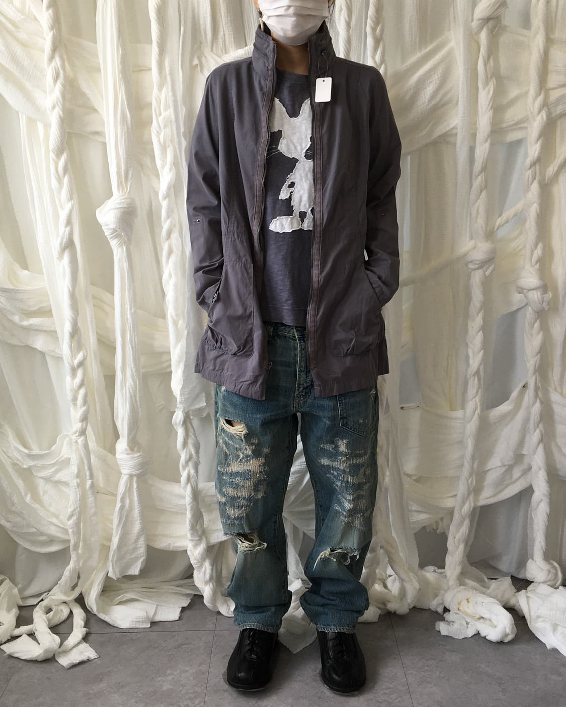 High neck cotton jacket 상품이미지8