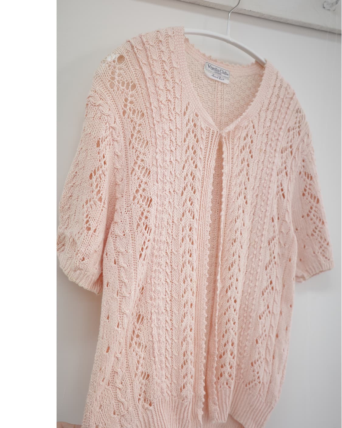 Viyella club London pink half cardigan 상품이미지8