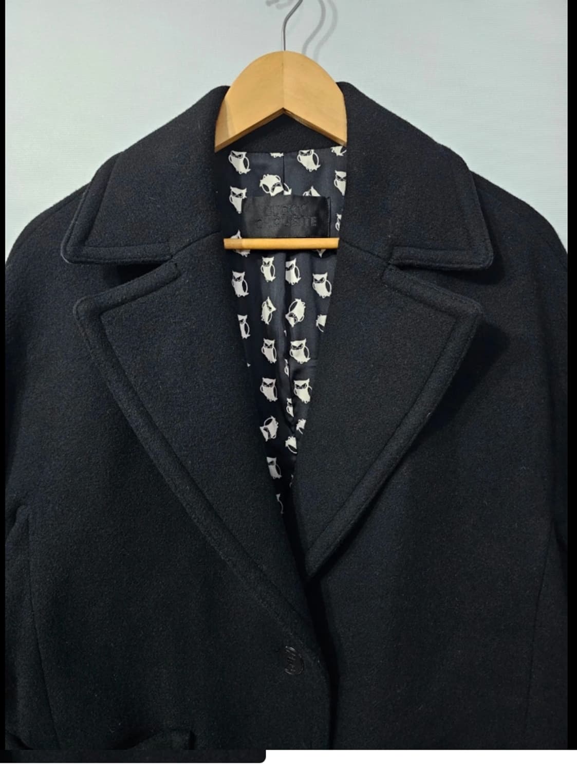 한섬 럭키슈에뜨 캐시미어 오버핏 코트 ~66 상품이미지2