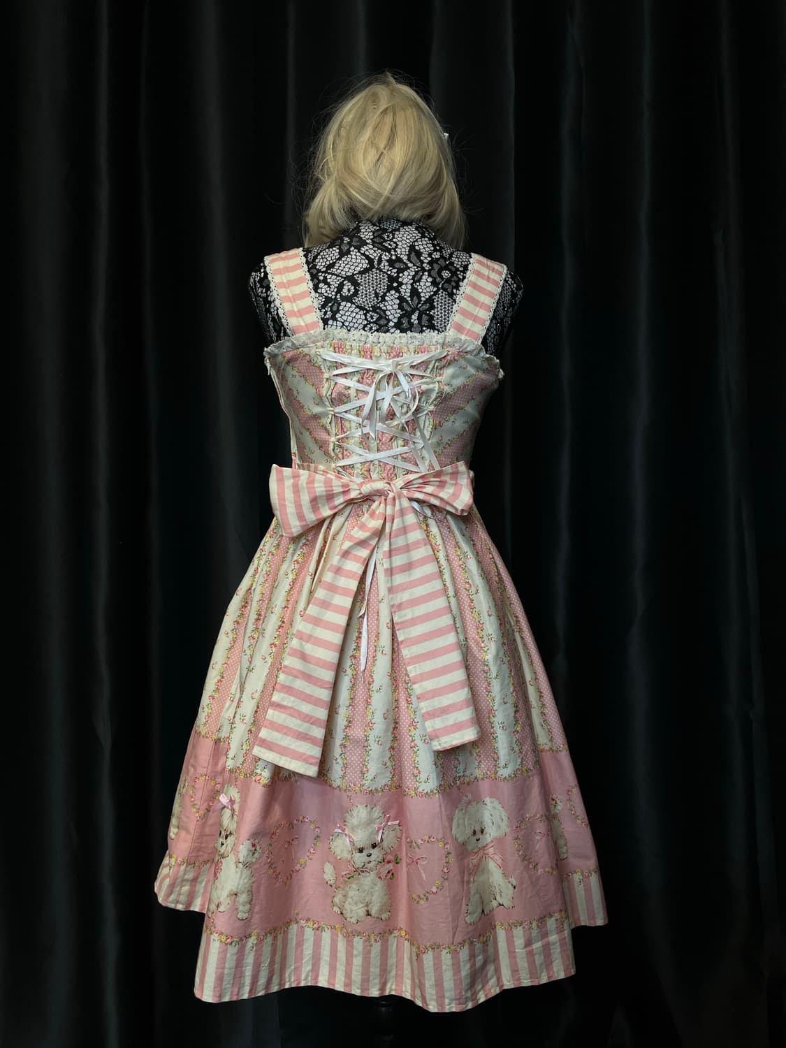 BODYLINE 바디라인 로리타 히메갸루 리본 핑크 원피스 상품이미지5