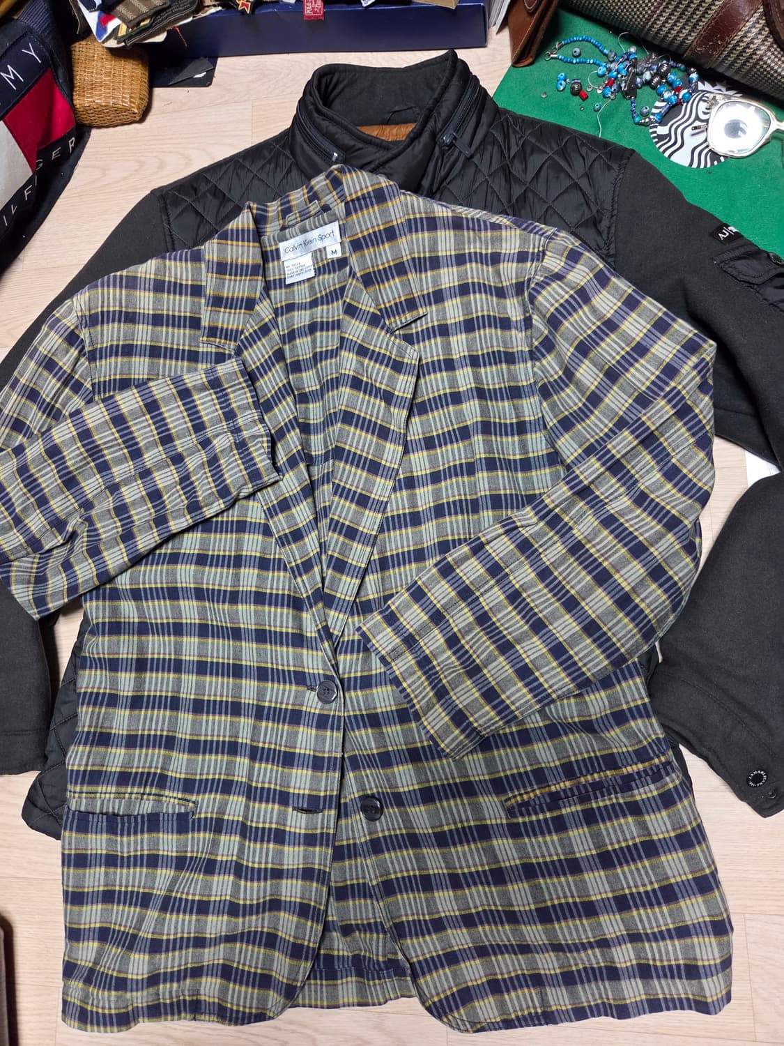 ARMANI 아르마니 알마니 퀼팅 자켓 필드자켓 라이더 바이커 상품이미지7