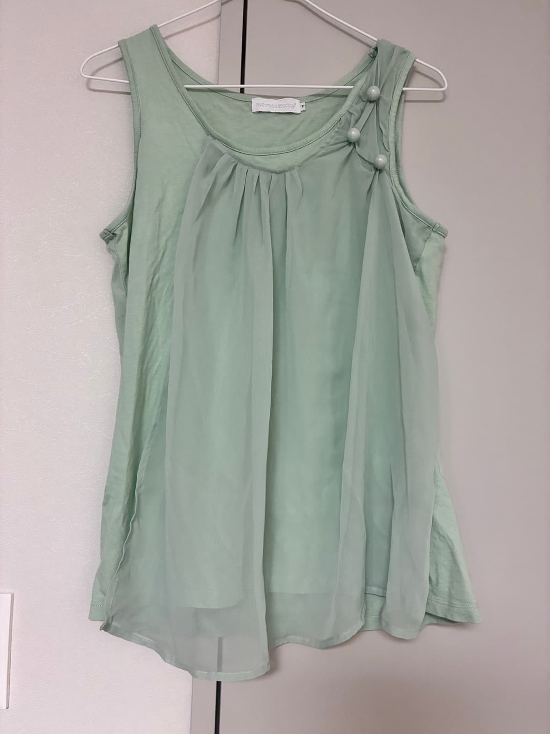 어스뮤직 민트 슬리브리스 상품이미지1