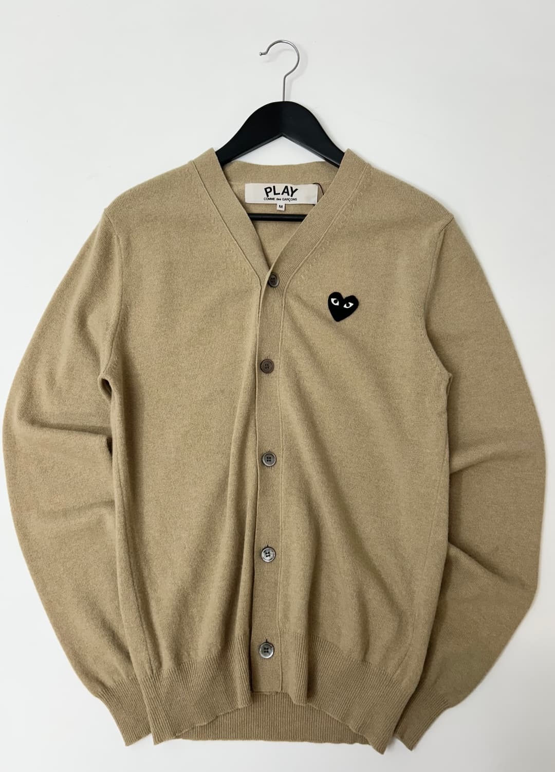CDG 꼼데가르송 베이지 가디건   상품이미지2