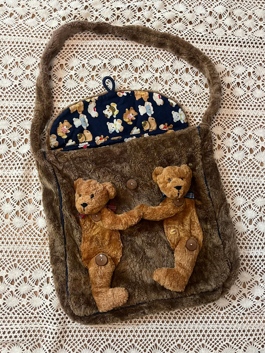 빈티지 테디베어 크로스백 숄더백 토트백 상품이미지1