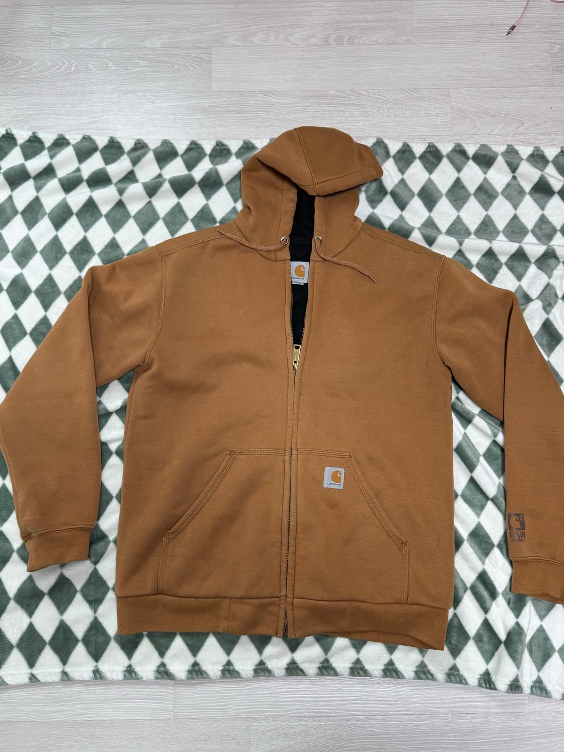 칼하트 후드집업 브라운 s 상품이미지1