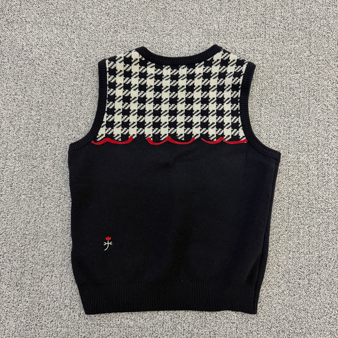 90 까스텔바작 여성 골프 니트조끼 0127H1 상품이미지2