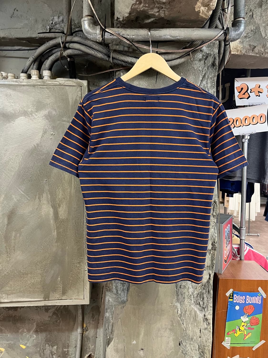 폴로 랄프로렌 스트라이프 반팔티 네이비 L #csz4132 상품이미지2