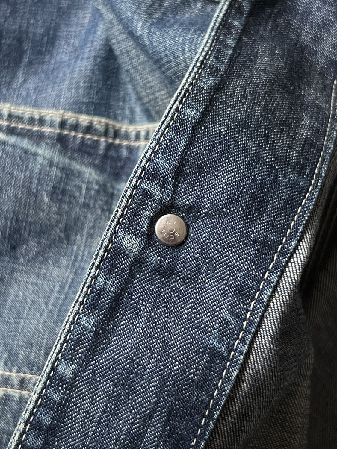 [L]WAREHOUSE 웨어하우스 빈티지 워싱 데님 초어 자켓 상품이미지8