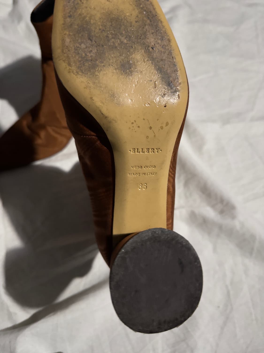 ellery 백지퍼 앵클부츠 상품이미지4