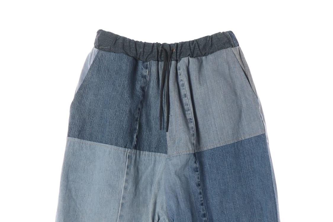칼하트 리메이크 패치워크 밴딩 데님팬츠 상품이미지3