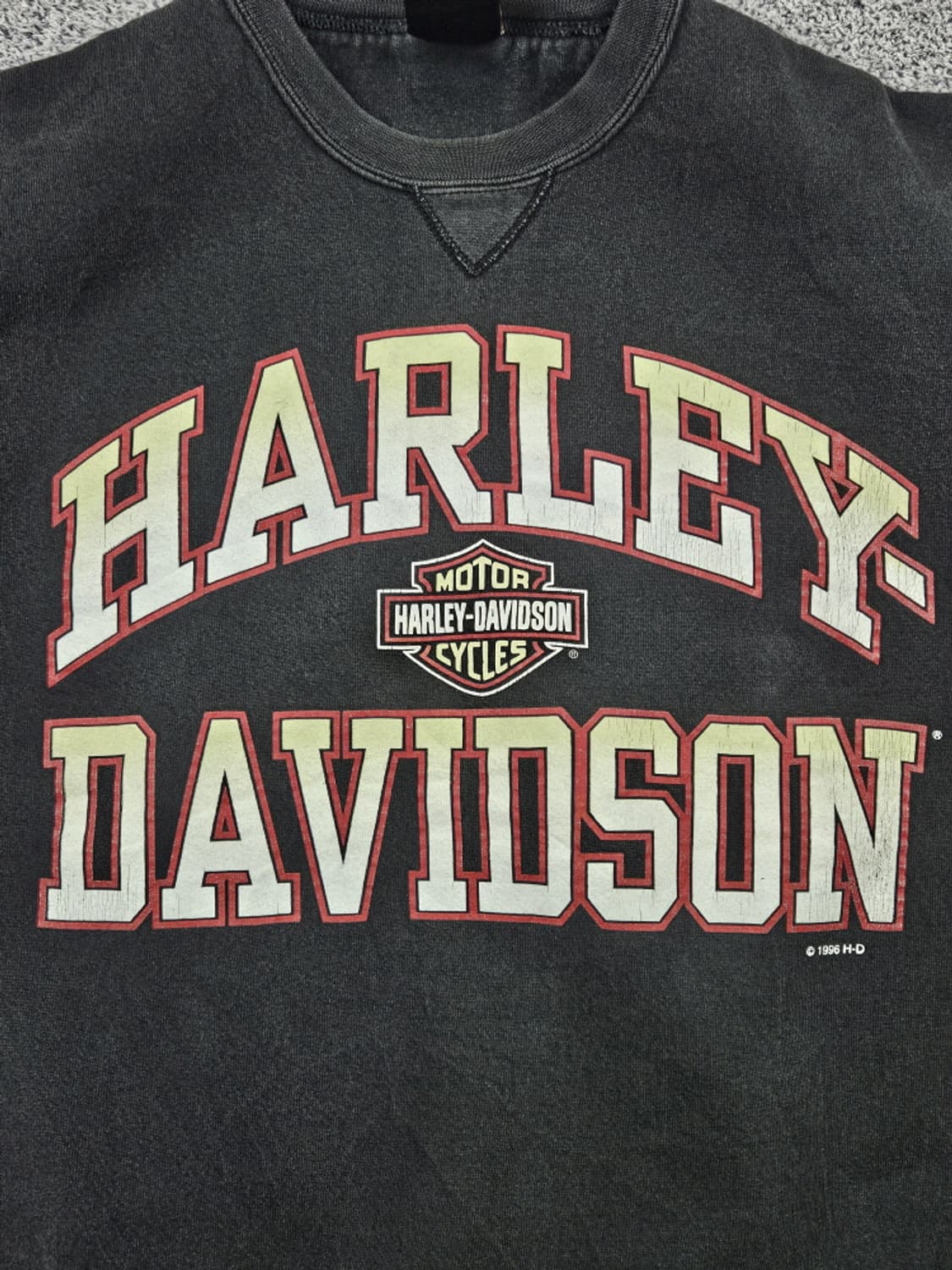 90's 할리데이비슨 페이드프린팅 맨투맨 ( L ) / 10242 상품이미지9