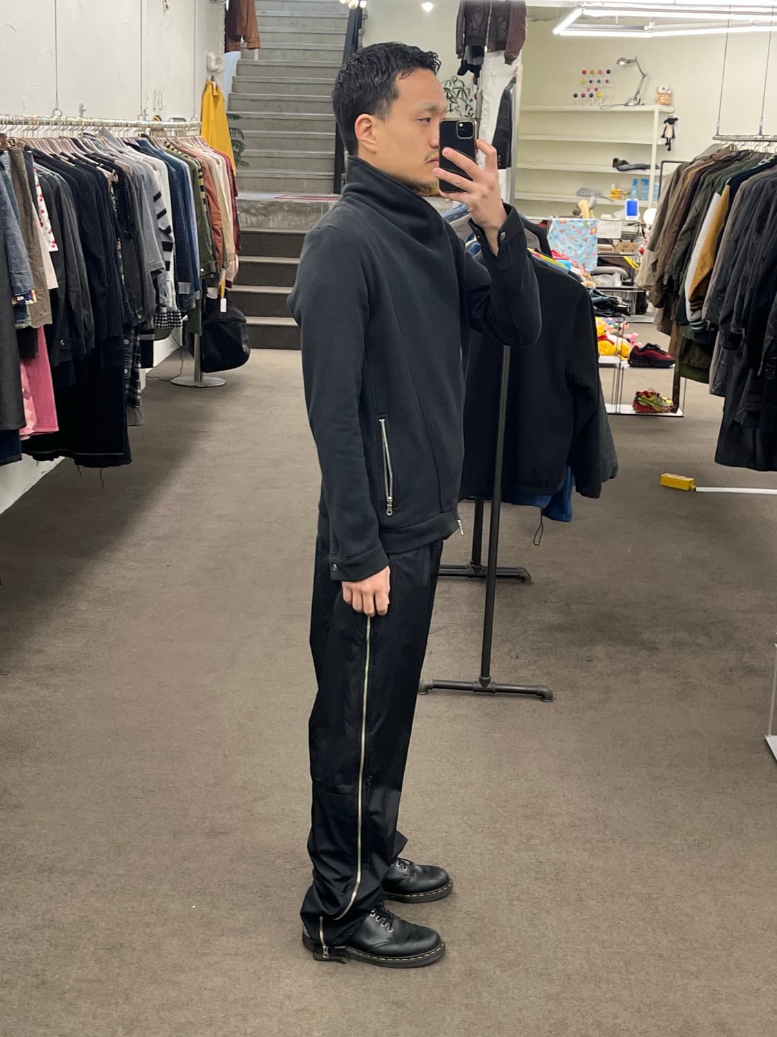 wisdom 코튼 사이드라인 집업 상품이미지10