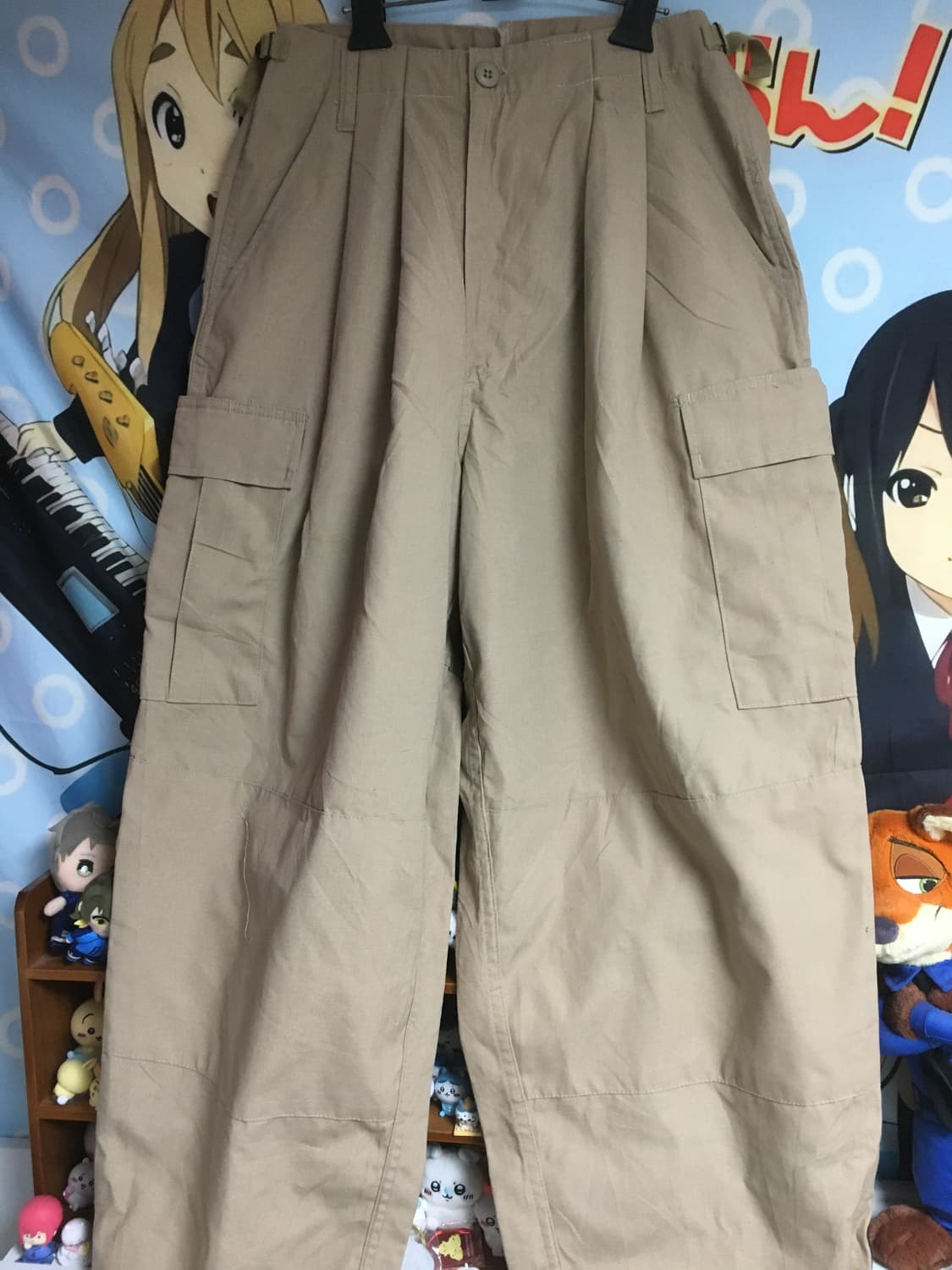 (Vin.)디엠빈티지 베이지 카고 코튼 팬츠 상품이미지1