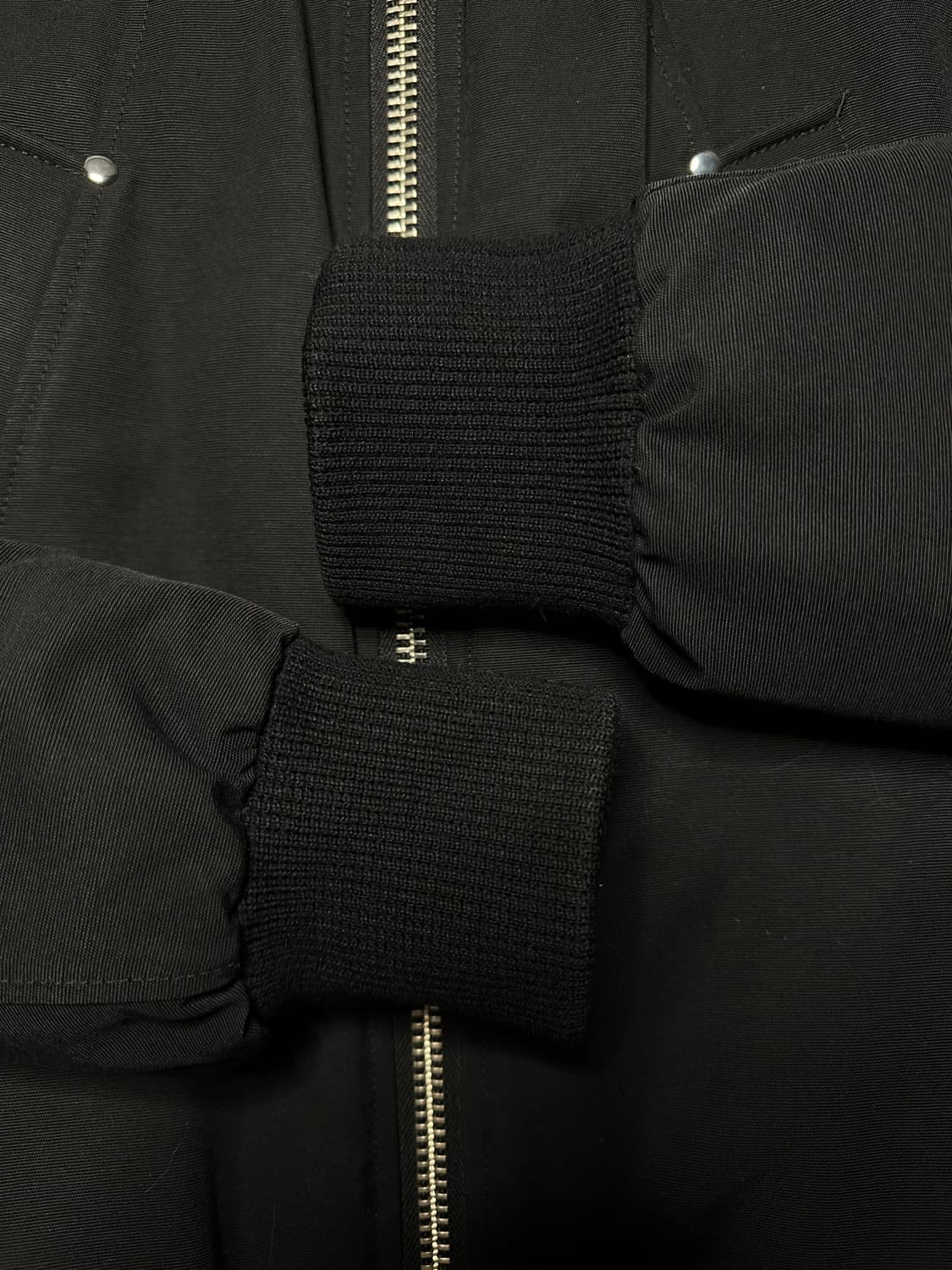 무스너클 발리스틱 봄버 블랙 퍼 M 상품이미지4