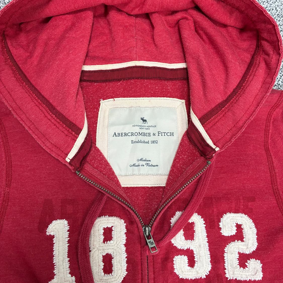 <아베크롬비 1892 딱붙 후드집업> No.1545 상품이미지9