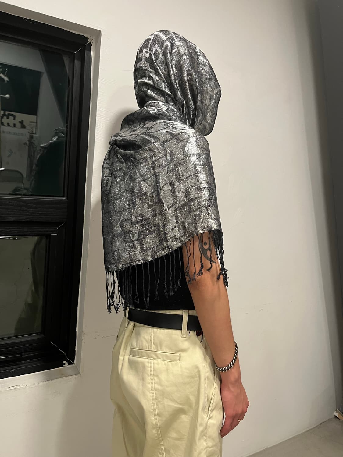 Glitter Pattern Muffler 상품이미지4
