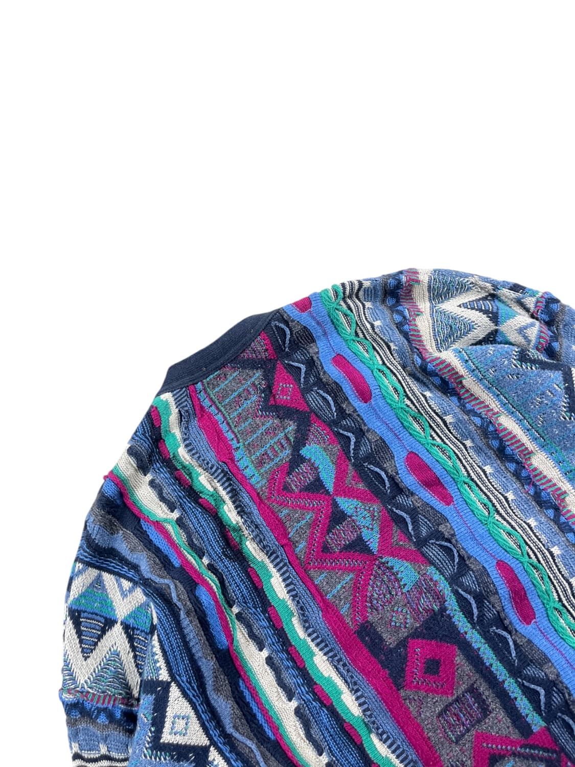 Vintage 불가리아 생산 코튼 혼방 가디건  상품이미지4