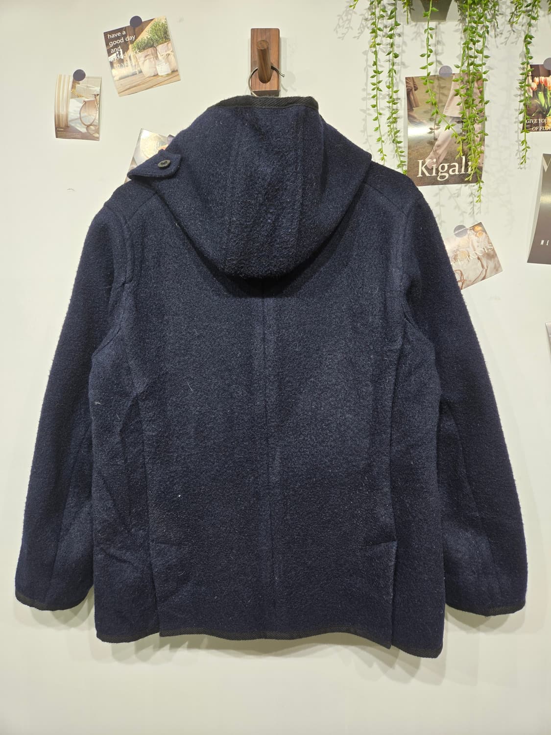 DANTON 단톤 네이비 후드 코트 상품이미지2