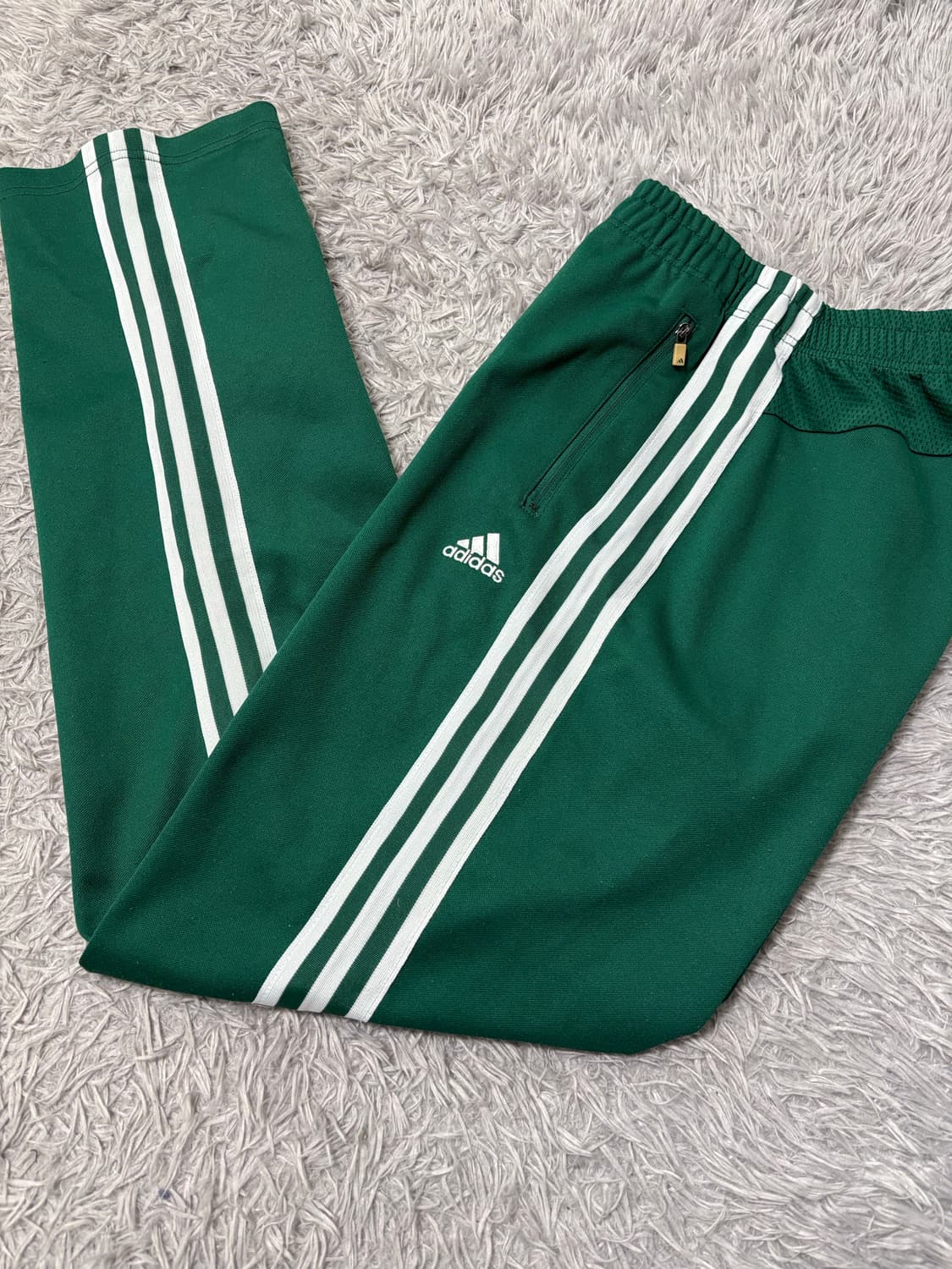 아디다스 그린 삼선 트레이닝 팬츠 상품이미지3