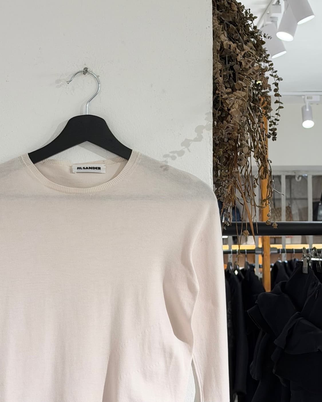 질샌더 핑크 언발란스 롱 슬리브 니트 상품이미지3