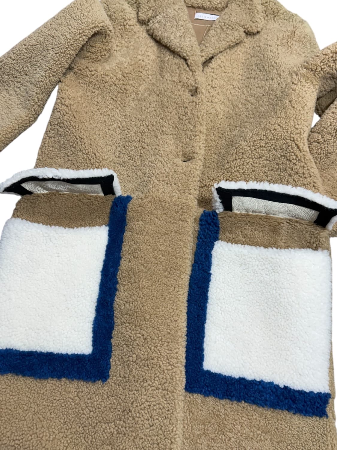 Ines&marechal 한섬 이네스앤마샬 쉽스킨 롱 무스탕 상품이미지5