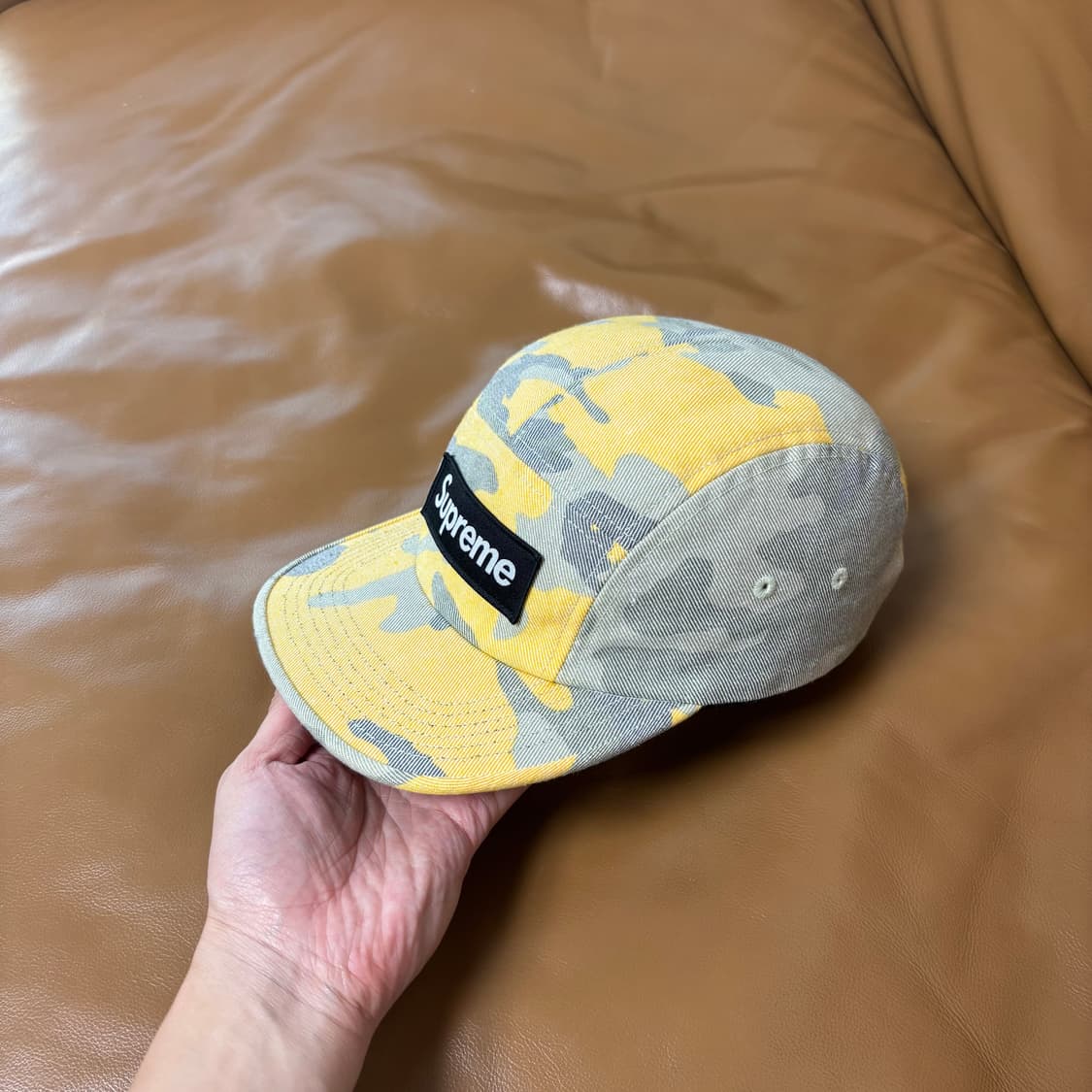 Supreme 슈프림 워시드 카모 캠프캡 모자 (Washed Camo) 상품이미지4