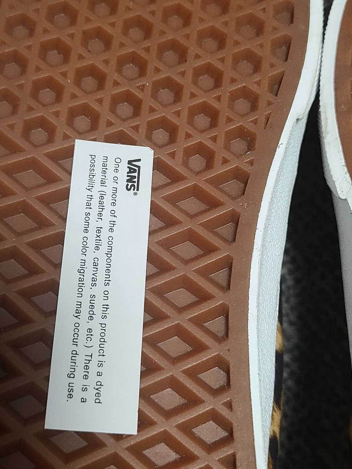 반스  해외판  레오파드 220mm  택만뗀 상태 상품이미지10